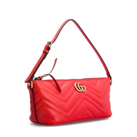 Gucci GG Marmont Leather Mini  Shoulder Bag in red color.  Brand new - Picture 12 of 12